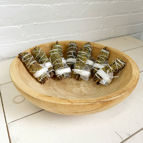 Juniper and Clear Quartz Bundle